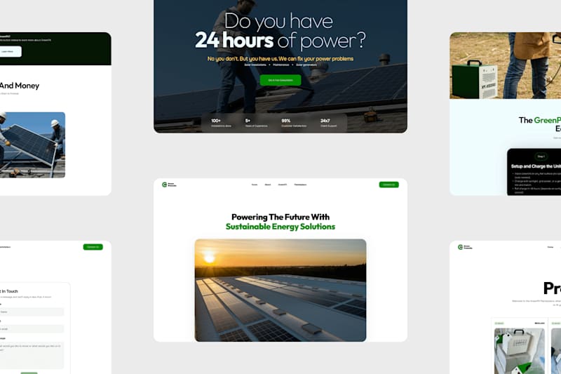 Cover image for Green Potentia Website Design