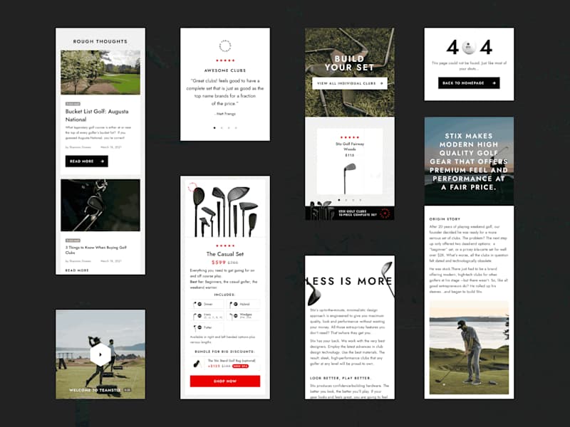 Cover image for Stix Golf Shopify Design