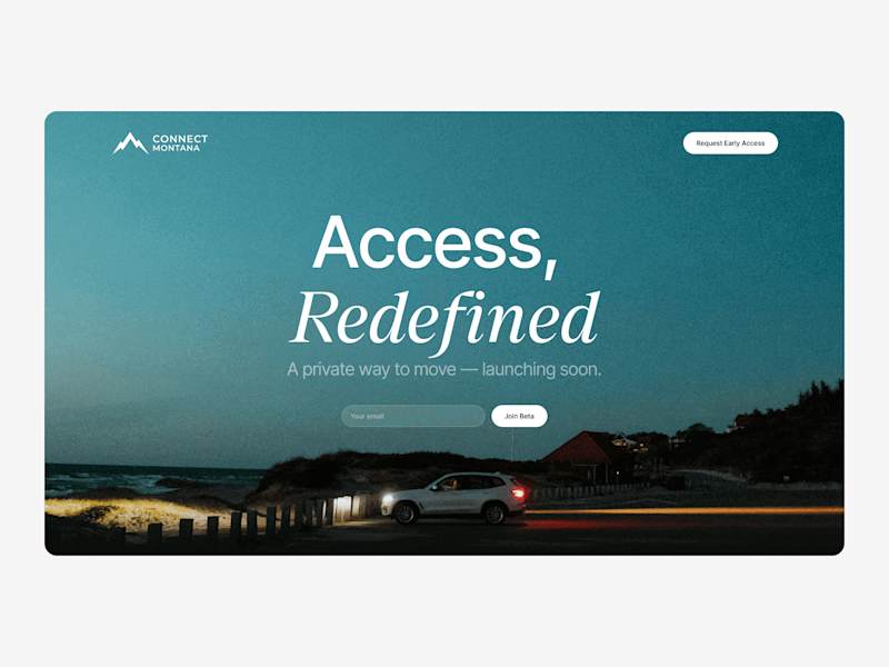 Cover image for Web design and development for Connect Montana