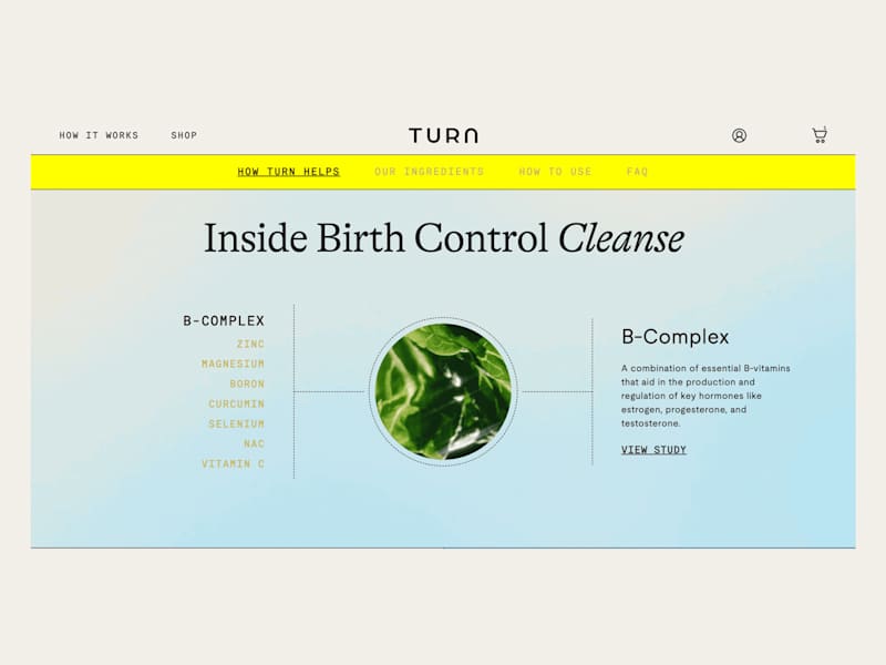 Cover image for Turn Health | Store Creation + Maintain