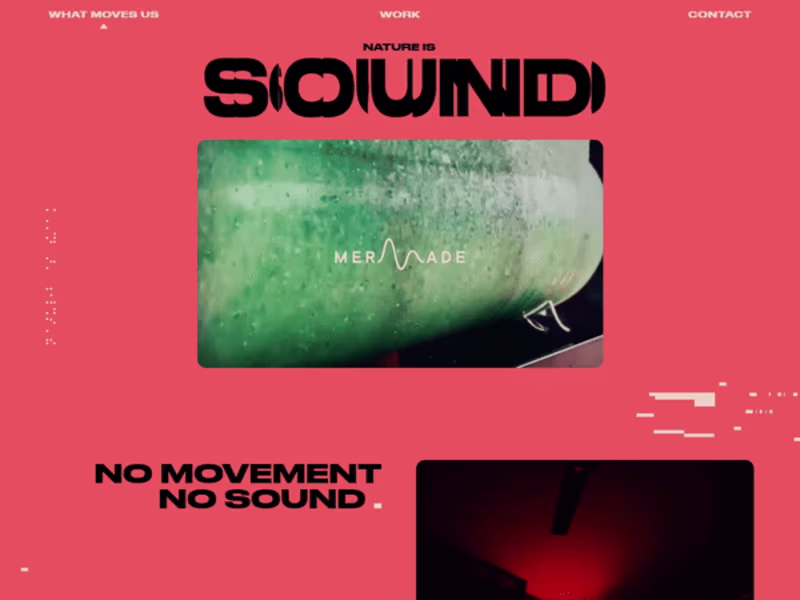 Cover image for Mermadesound.com  — From Figma to Framer