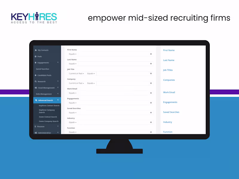 Cover image for KeyHires - Executive Recruitment CRM