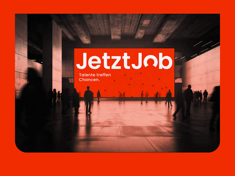 Cover image for JetztJob — ReBranding and Social Media Graphics