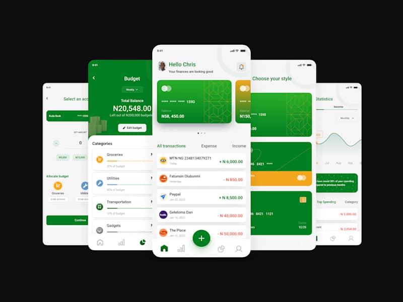 Cover image for WalletWizard - Fintech - Landing Page & Mobile UI/UX