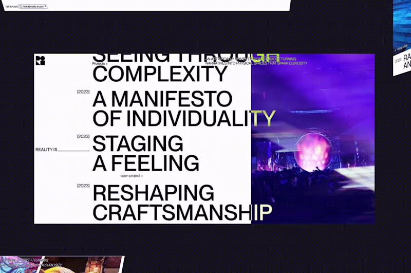 Cover image for Reality is_ Digital gallery