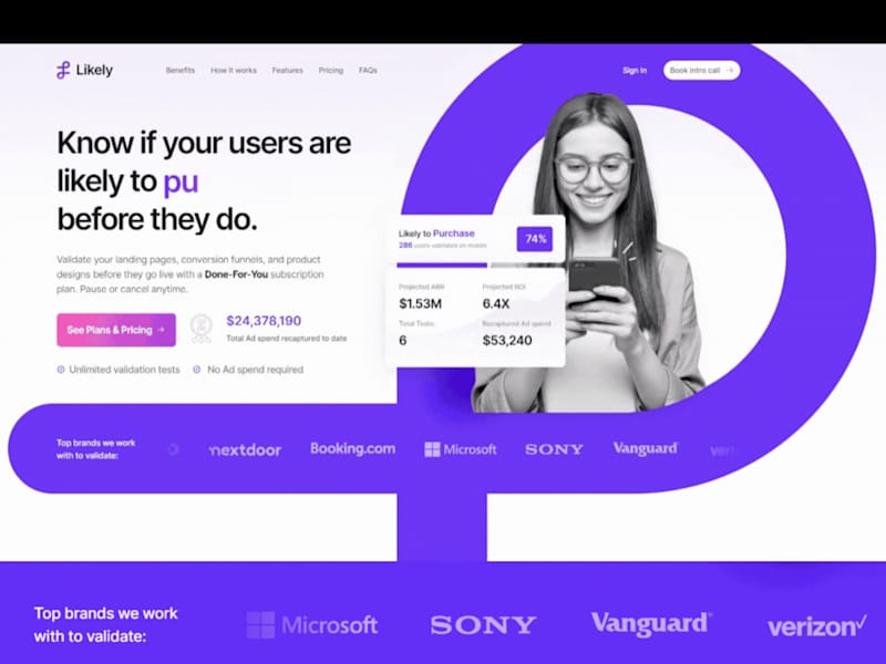 Cover image for Development of Likely's Conversion-Focused Website