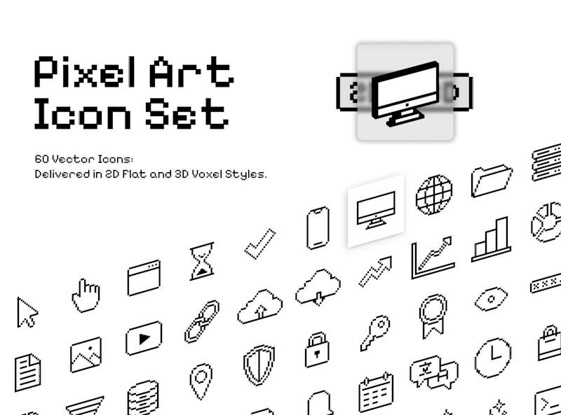 Cover image for Unique 8-Bit Vector Icons Case Study