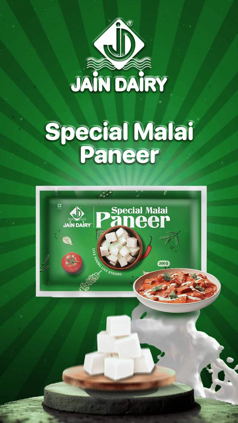 Cover image for Special Malai Paneer Project for Jain Dairy