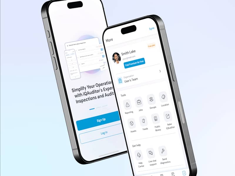 Cover image for iQAuditor App UI Design | Figma