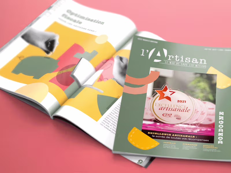Cover image for 💎 Editorial design // Craft news magazine