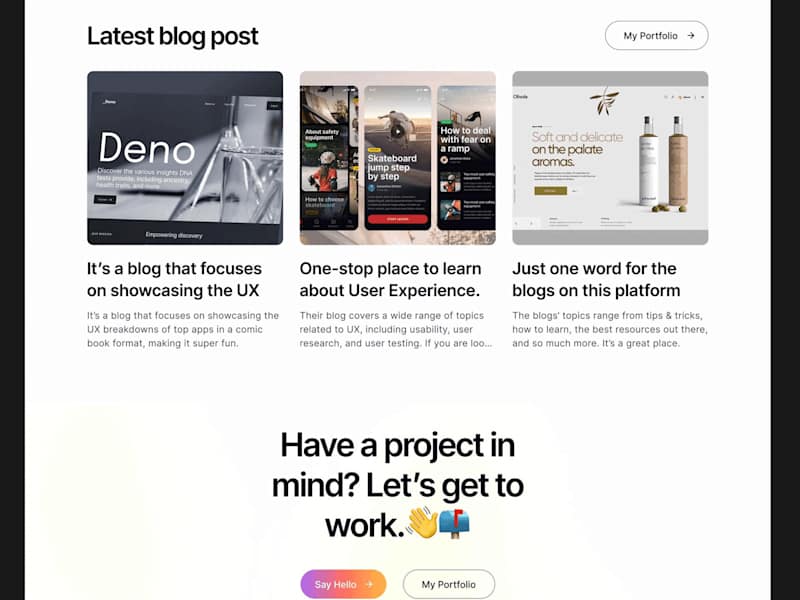 Cover image for Personal Portfolio Website Design