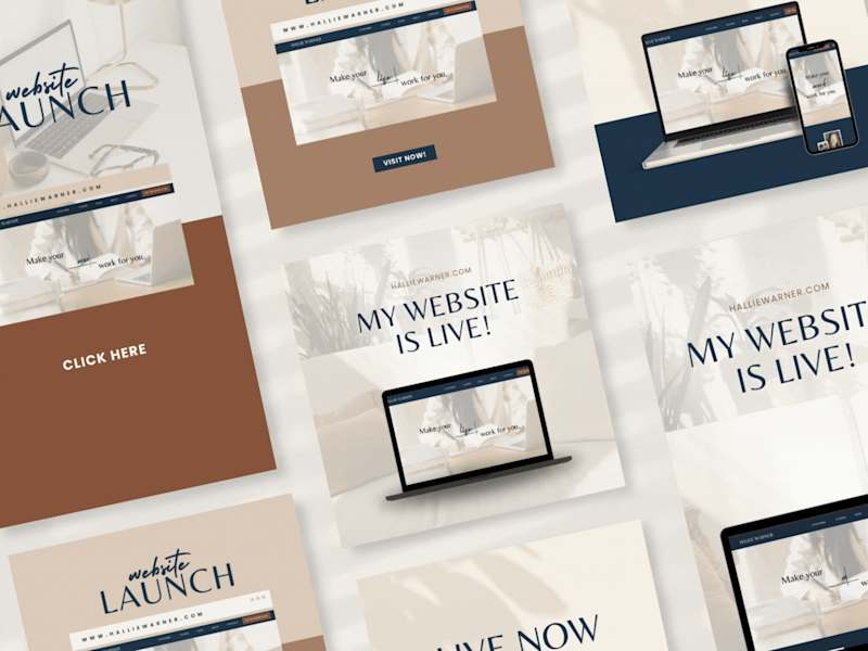 Cover image for Brand & Web Design | Hallie Warner Coaching