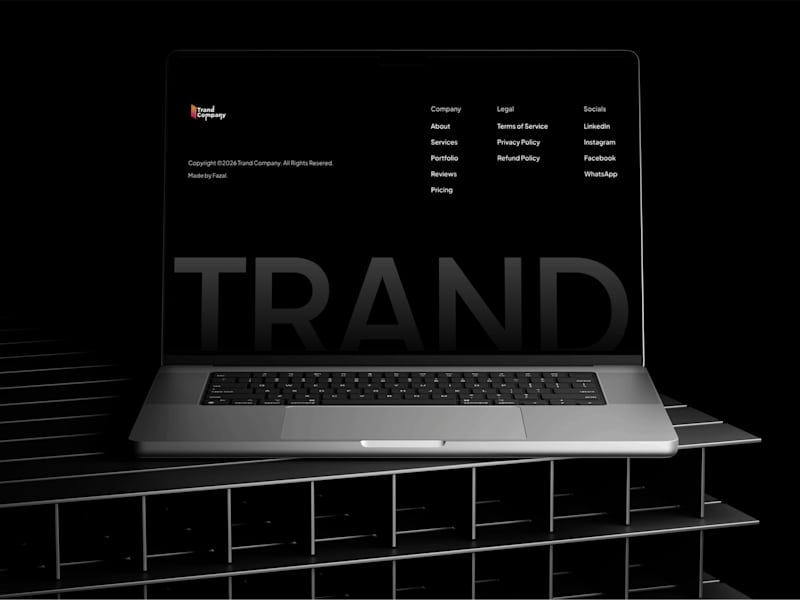 Cover image for Trand Company's New Website Development