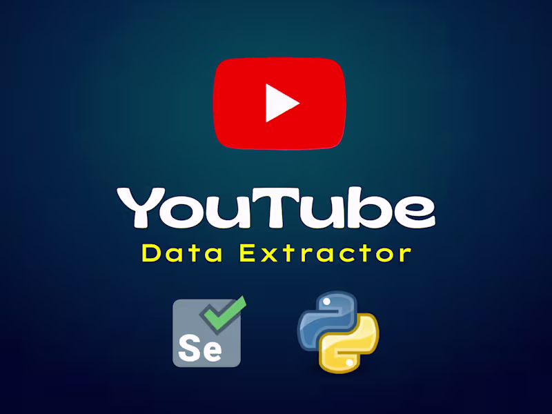 Cover image for YouTube Data Extractor | Simplify Your Video Data Collection