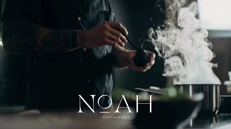 Cover image for MINI BRAND IDENTITY – NOAH RISTORANTE