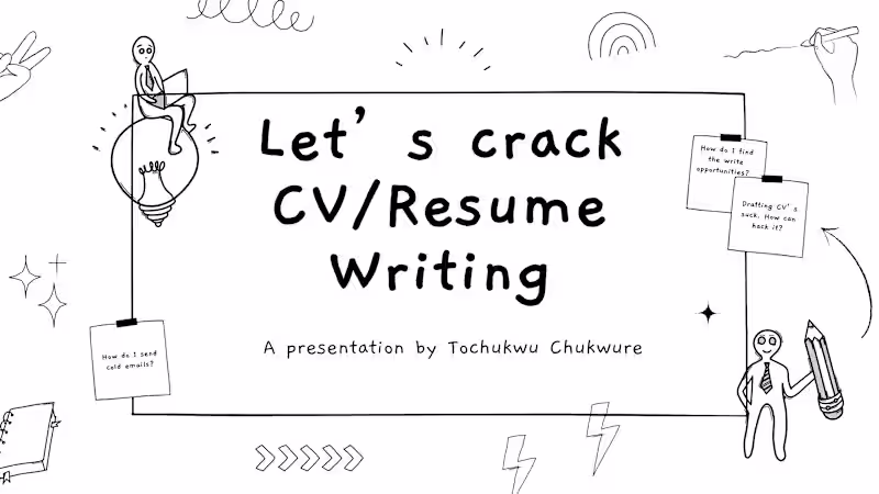 Cover image for Resume Pitch Deck: CV, Cover Letter & Cold Email Strategies