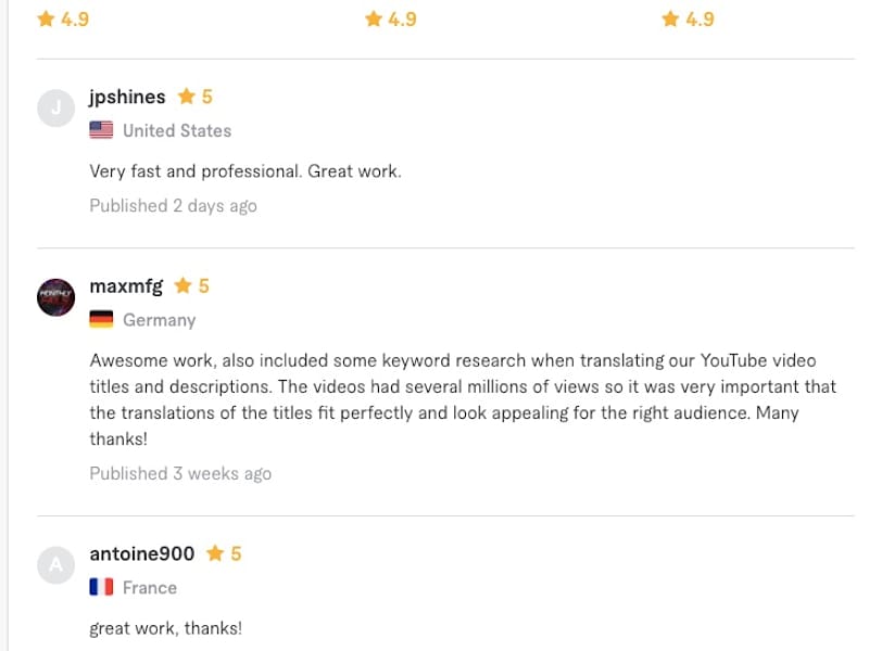 Cover image for 5 Star Freelance Translator