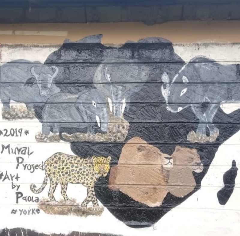Cover image for Mural at school/orphanage in Nairobi, Kenya