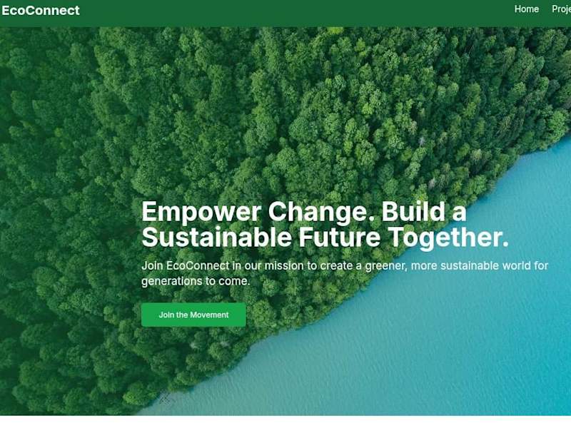 Cover image for EcoConnect:"Empowering Change, Together"