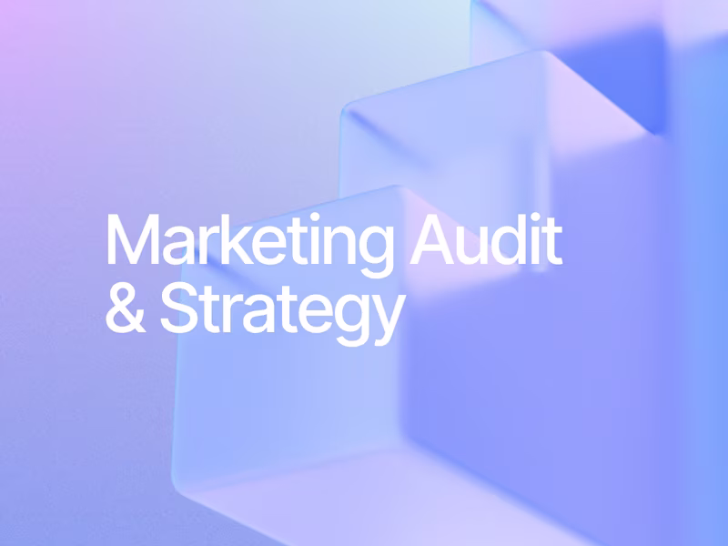Cover image for Marketing Audit & Strategy