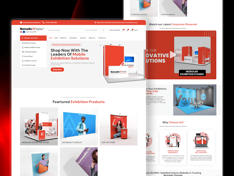 Cover image for Nomadic Display: A woo commerce store