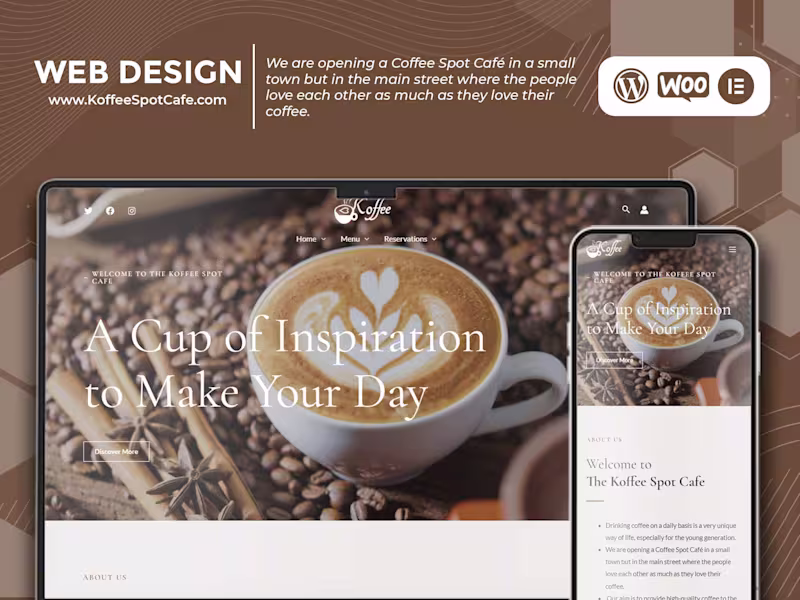Cover image for Coffee Shop Website