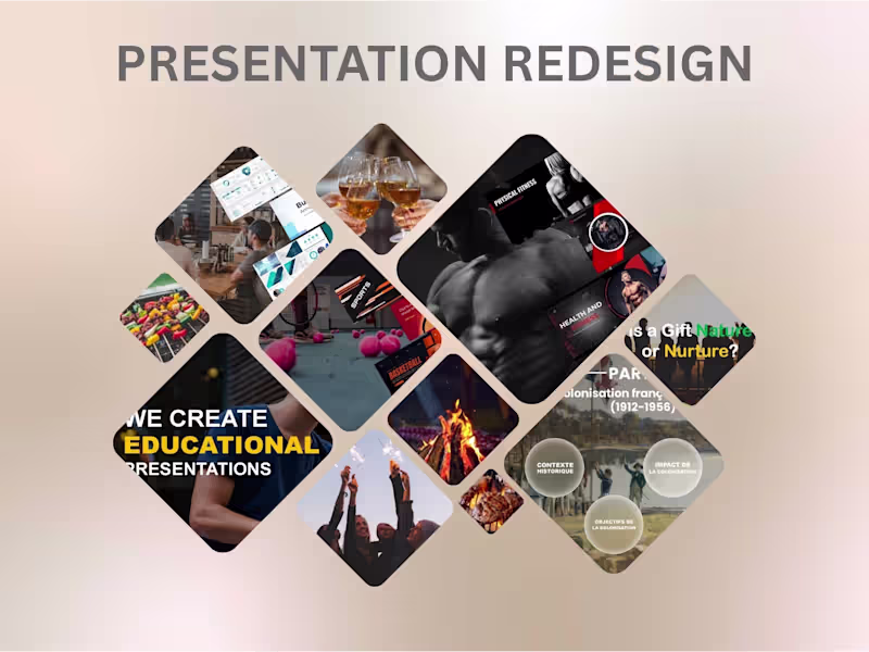 Cover image for Redesign professional powerpoint presentations and pitch decks