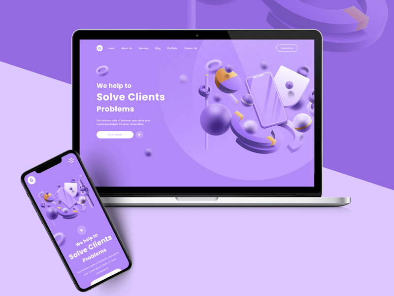 Cover image for Solve Client's Problems | Landing page