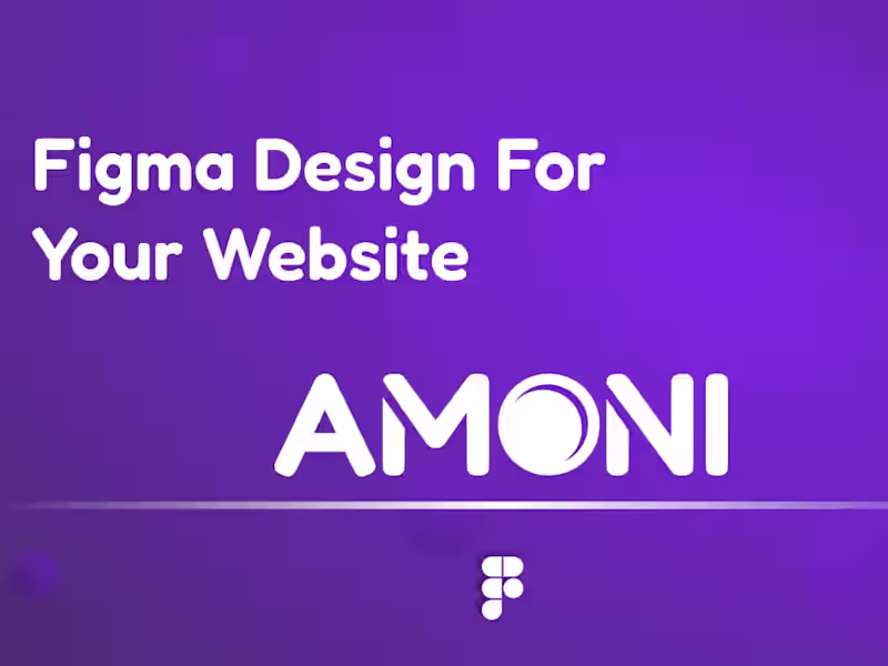 Cover image for Figma website design, Figma landing page, Figma UI UX