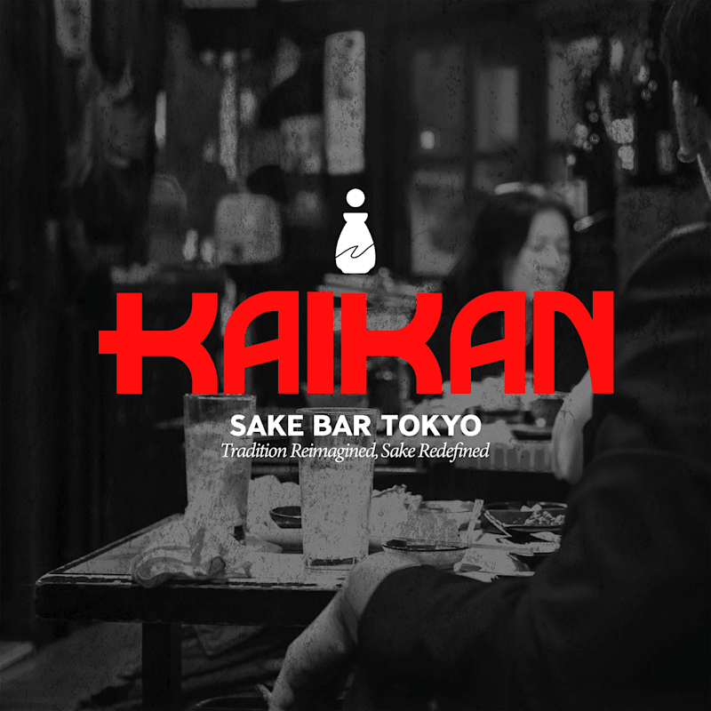 Cover image for Kaikan - Sake Bar Tokyo | Brand Identity Design