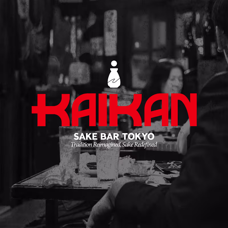Cover image for Kaikan - Sake Bar Tokyo | Brand Identity Design