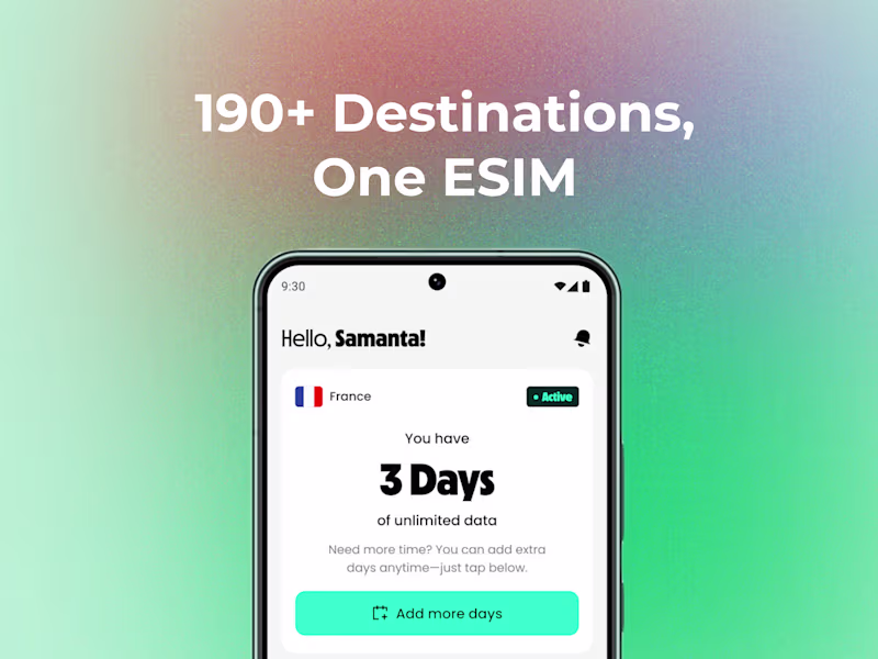 Cover image for Truely eSIM (Travel eSIM App) - App Development