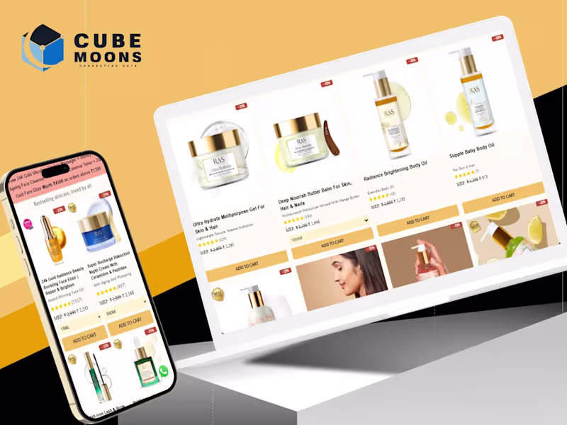 Cover image for UI/UX Design & Responsive Website Development