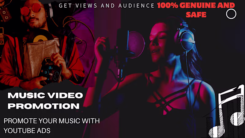 Cover image for YouTube Video/Music Promotion And product promotions