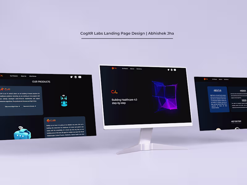 Cover image for CogXR Labs Website