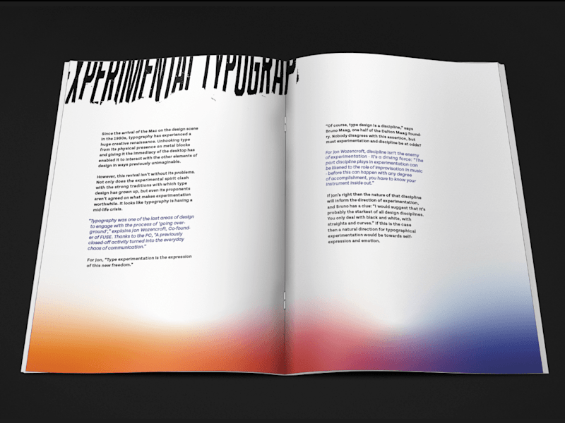 Cover image for 
Typography editorial design