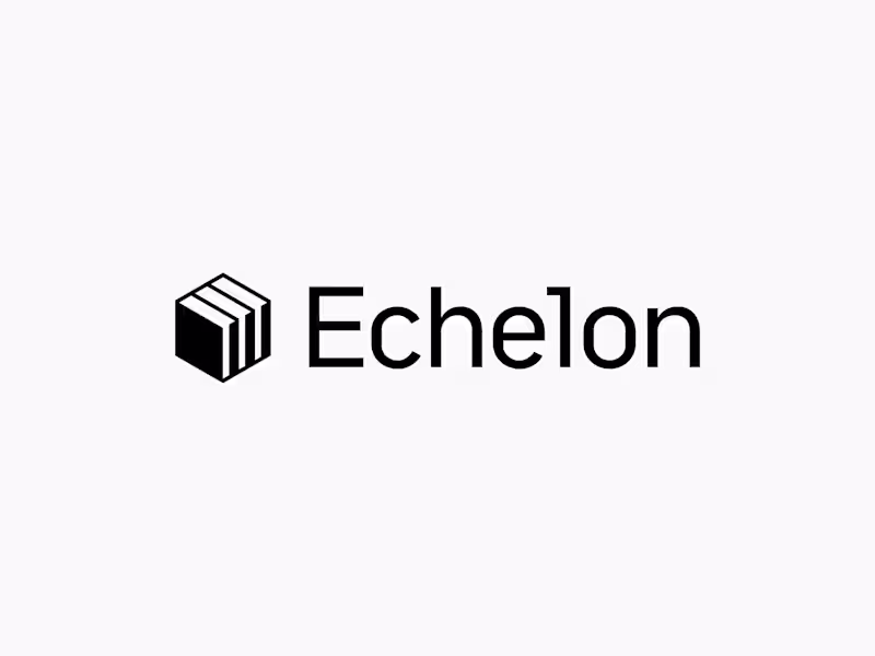Cover image for Echelon. Unused logo concept. Available