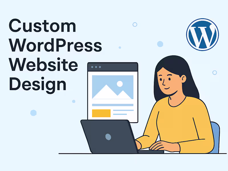 Cover image for I will design a branded custom WordPress Website for you