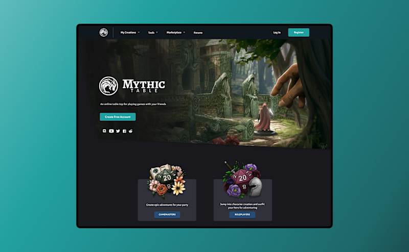 Cover image for Mythic Table | Product Design