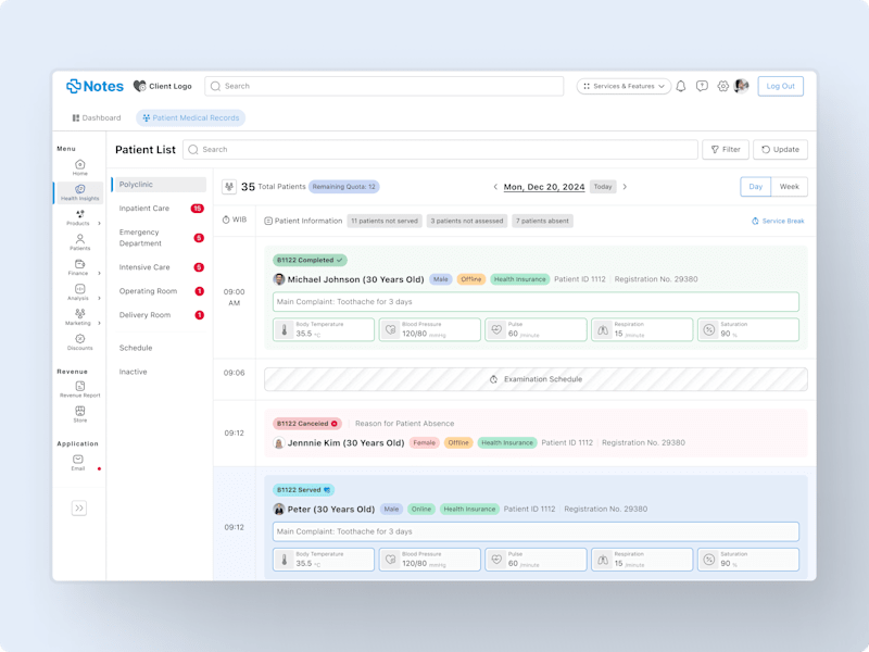 Cover image for Notes Webapp - ERP for Healthcare