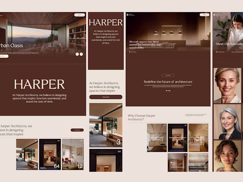 Cover image for Multi-Page Framer Website Design