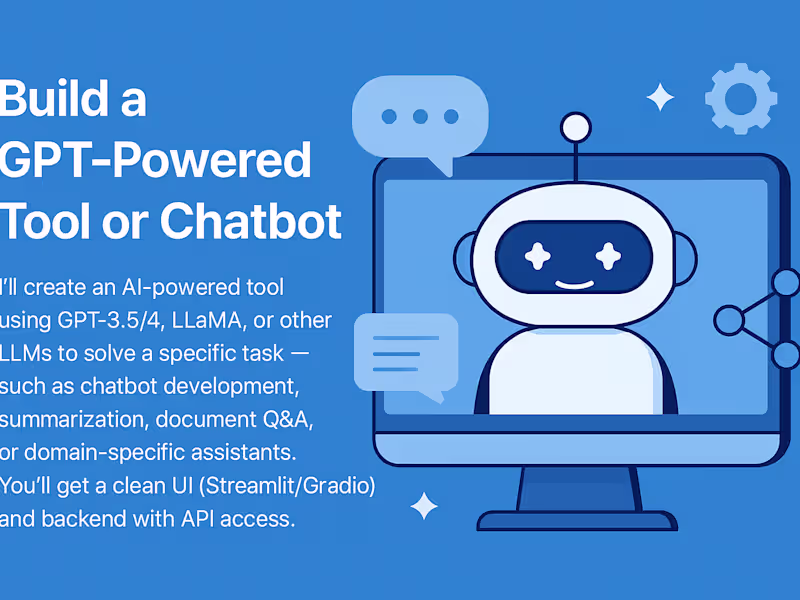 Cover image for Build a GPT-Powered Tool or Chatbot