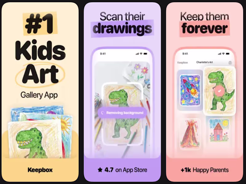 Cover image for Keepbox – Kids Art Gallery