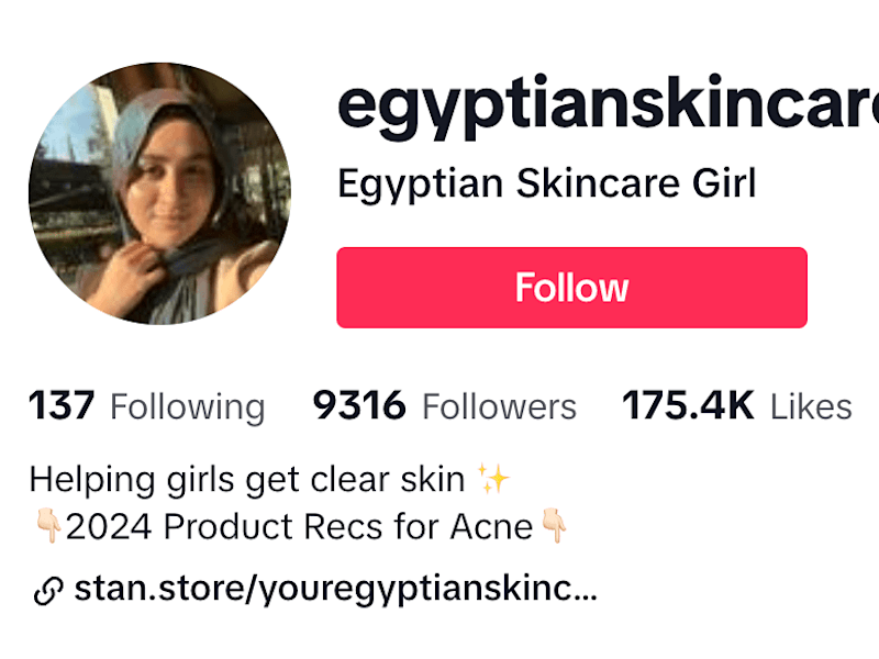 Cover image for Skincare Content Creator & Influencer