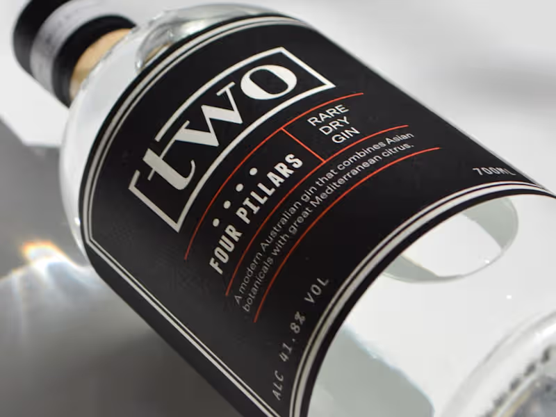 Cover image for TWO Gin - Label Design