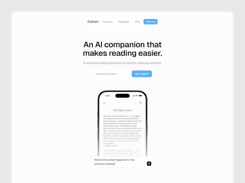 Cover image for Waitlist Page - Hero Section