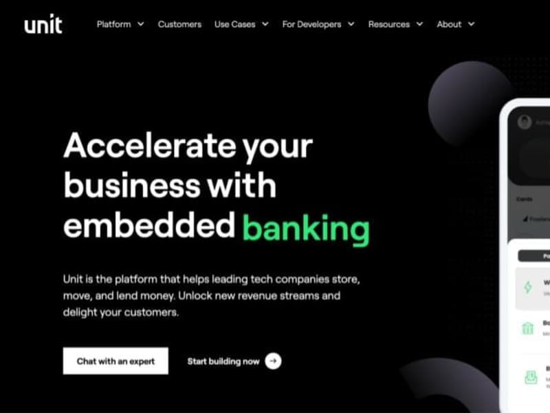 Cover image for Unit | Embedded Finance Platform