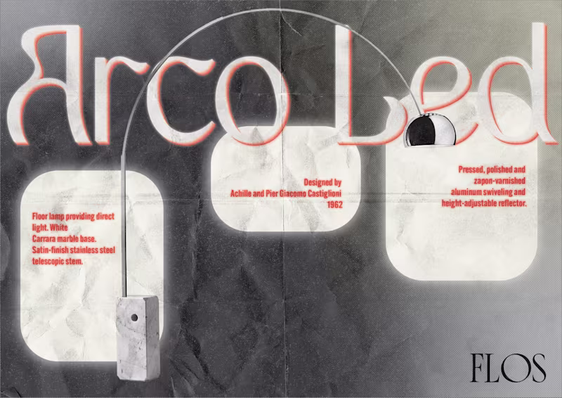 Cover image for Flos "Arco Led" Vintage Poster