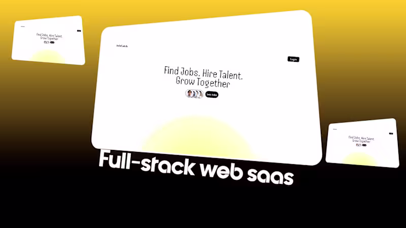 Cover image for Scalable Full Stack Web Application Development