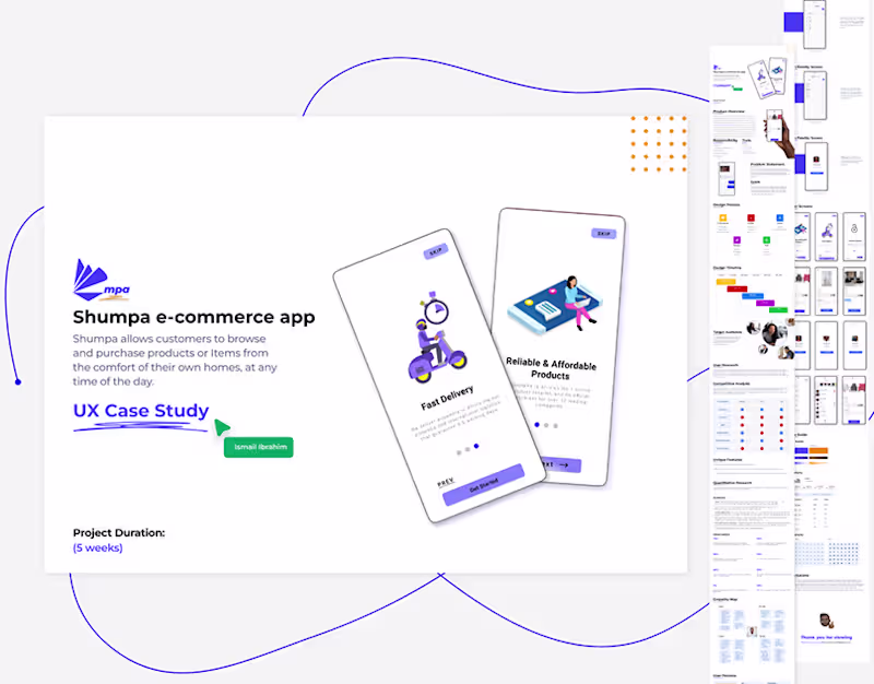 Cover image for E-Commerce UX Case Study
